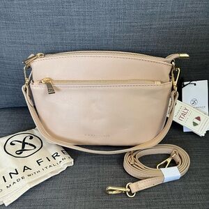 NWT DIVINA FIRENZE CROSSBODY SHOULDER BAG ITALIAN LEATHER